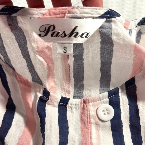 Pasha, Lightweight,Crinkle-Crepe Dress, Fun Outside Pockets,So Easy to Wear, S - Picture 2 of 11